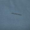 Balenciaga Logo Print Cotton T-Shirt 'Blue' Men's 681864TOVK74005