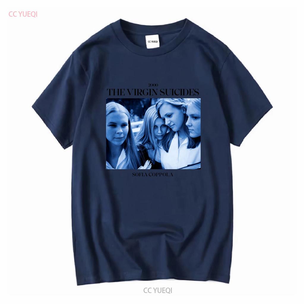 The virgin suicides book film sofia coppola director inspired T shirt TE vintage Washed Casual designer clothes Breathable