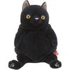 Shinada Global Mochi Series Mochi Cat Plush Toy Black Medium 14x14x22cm Animal MONE-0230B