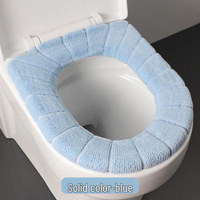 Thick Plush O-Shape Toilet Seat Cover