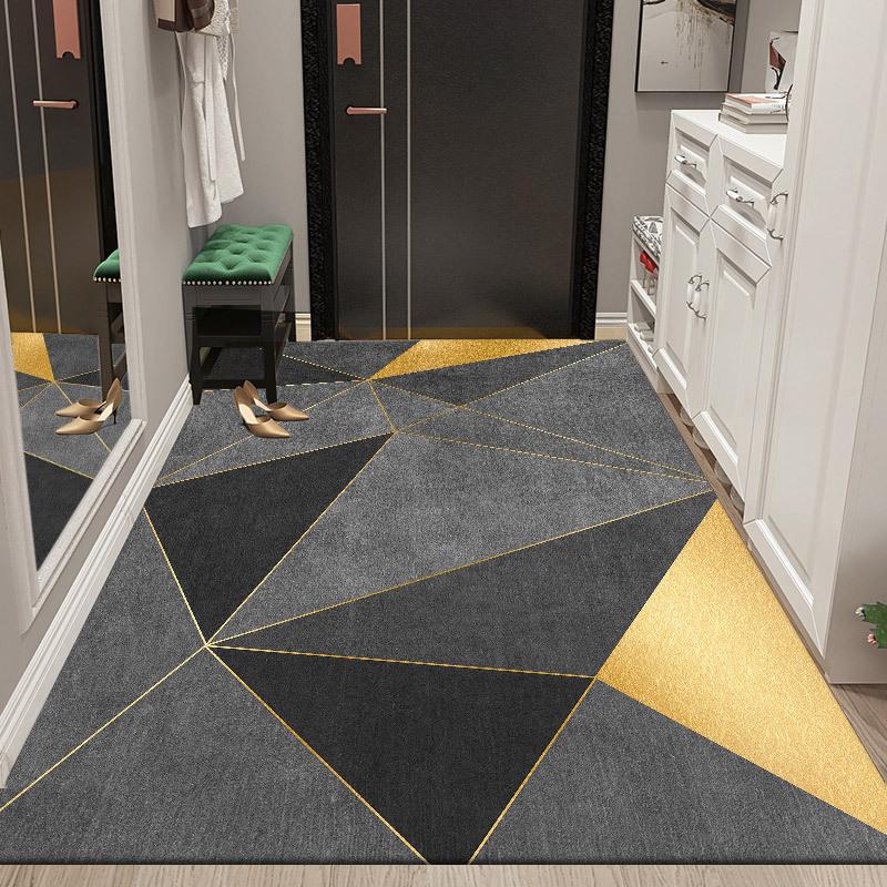 Wycieraczka wejściowa Dywan odporny na brud Sypialnia Łatwy w utrzymaniu Salon Prosta wycieraczka podłogowa