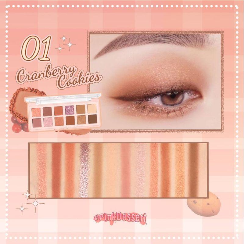 PINKFLASH - Pro Touch Eyeshadow Palette-Cranberry