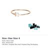 TIFFANY & CO. T 18K Gold With Mother Of Pearl And Diamond Bangles Women's GRP11104