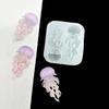 Silicone Nails Embellishment Molds Jellyfish Shape Accessory Crafting Molds Suitable for Beauty Enthusiasts Present