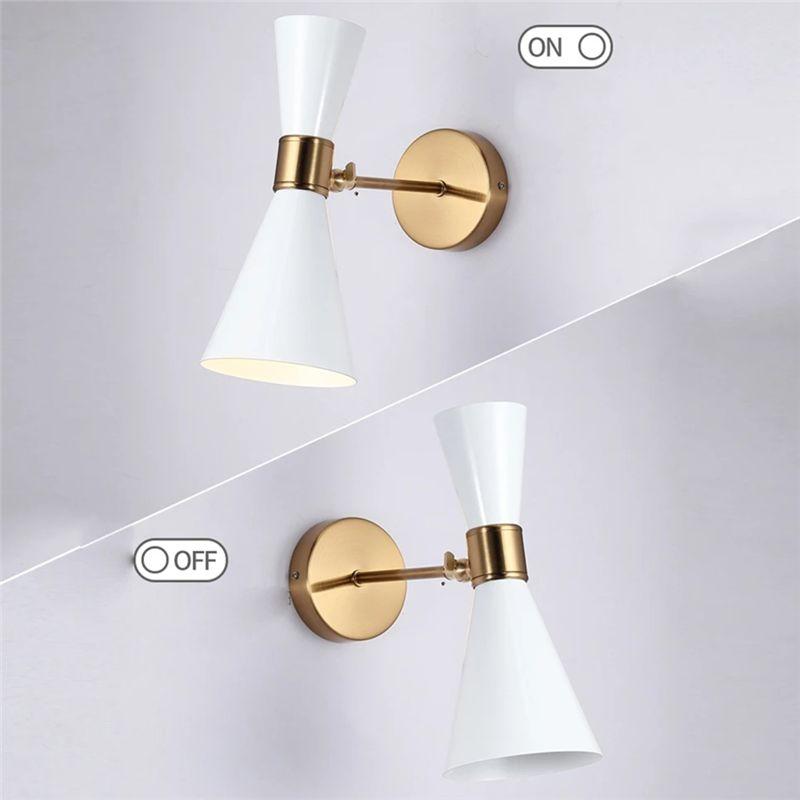 House Decoration LED Wall Lamps Lighting For Indoor Headboard For Dressing Living Room Furniture Wake Up Lamp Makeup White