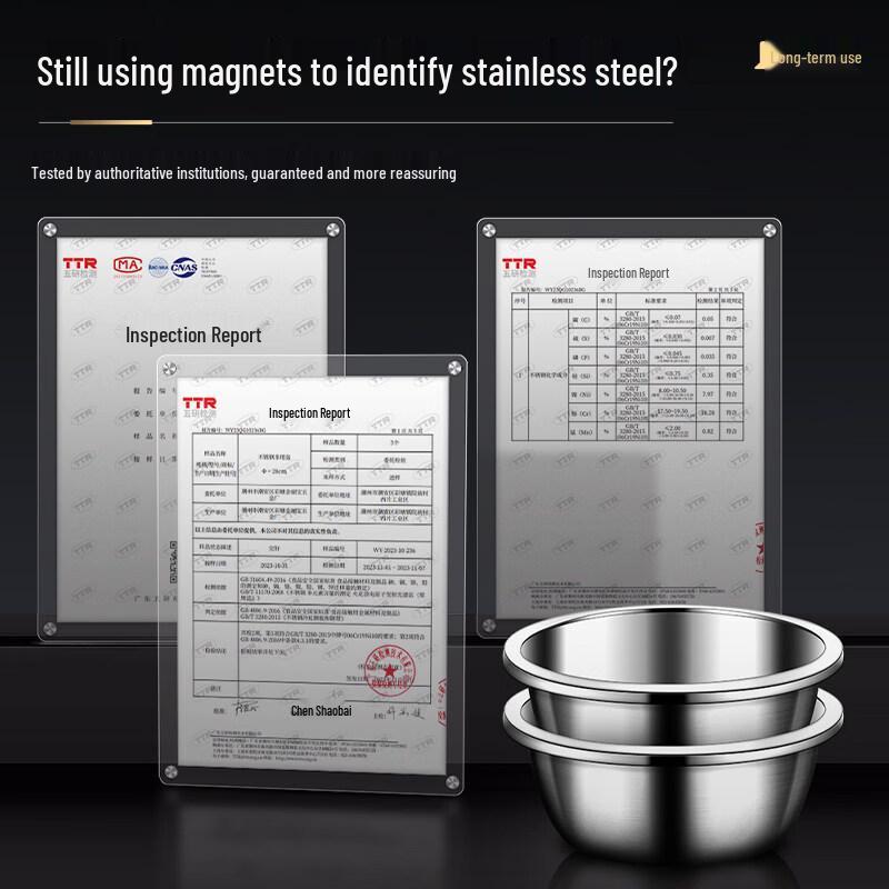 ZISIZ Food Grade Extra-Thick 316 Stainless Steel Basin