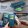 For Samsung Galaxy S21 Ultra 5G Case CASEME C39 RFID Blocking Zipper Wallet Stand Leather Cover with Strap