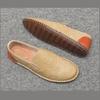 Nové pánské boty Měkké mokasíny Pánské ploché boty Pohodlné boty pro řízení Běžné boty Bean