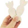 Diy Candy Wooden Handicrafts, Blank Wood Chip Decoration, Unfinished Candy Wood Chip Festival Decoration