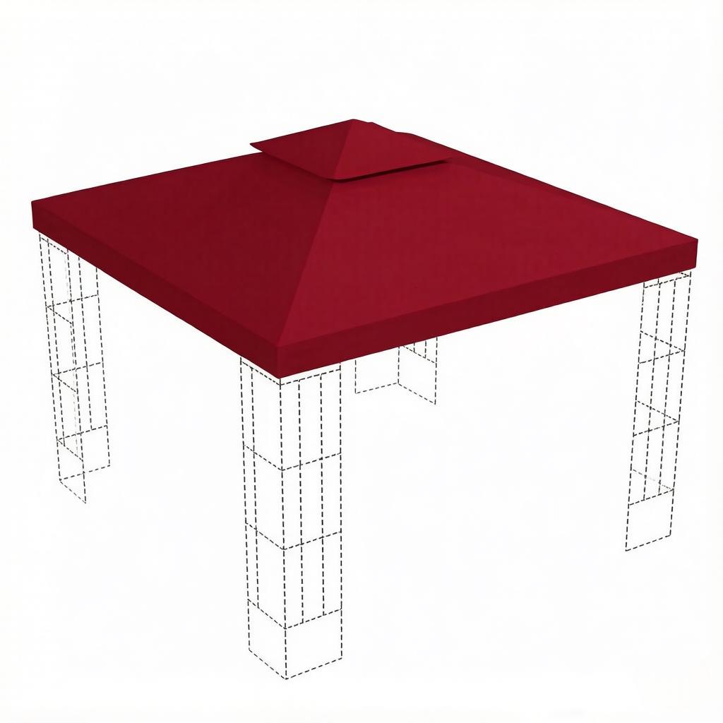 Stylish Replacement Gazebo Top Cover, Replacement Roof, Outdoor Replacement Gazebo Top Cover (Only Replacement Gazebo Top Cover)