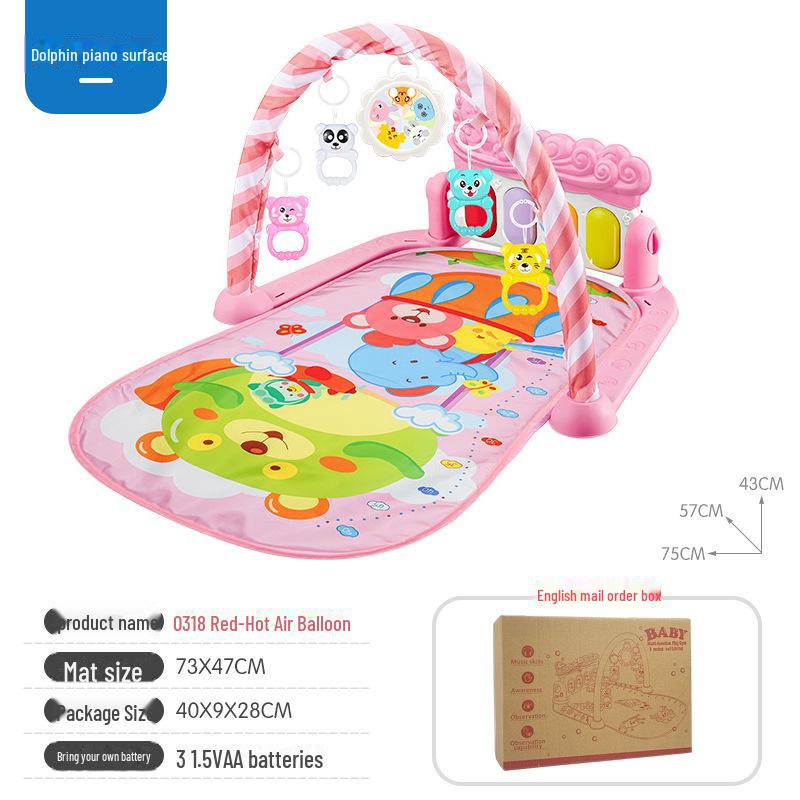 Baby Fitness Rack Music Play Mat with Piano and Drum Features