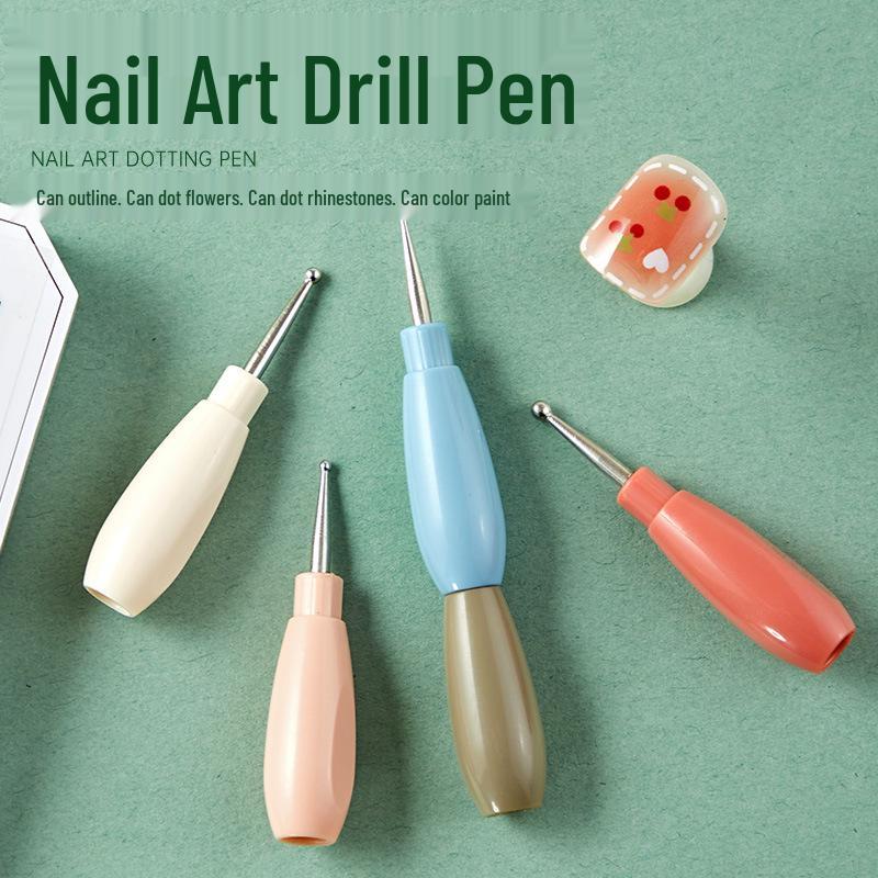 Creative Nail Art Rhinestone Pen: Liner & Dotting Tool for Unique Designs