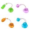 Dog Suction Cup Teething Toy with Treat Dispenser TPR Chew Ball for Small Medium