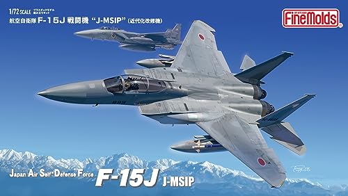 Fine Molds 1/72 Scale Air Self-Defense Force F-15J Fighter J-MSIP Modernized Plastic Model Kit FP51