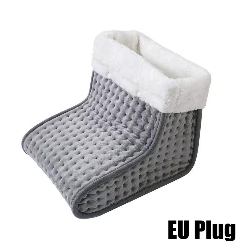 Winter Electric Heated Foot US/EU/UK Warmers Soft Feet Heating Pad 10-gear Adjustable Temperature Electric Shoe Heating Pad