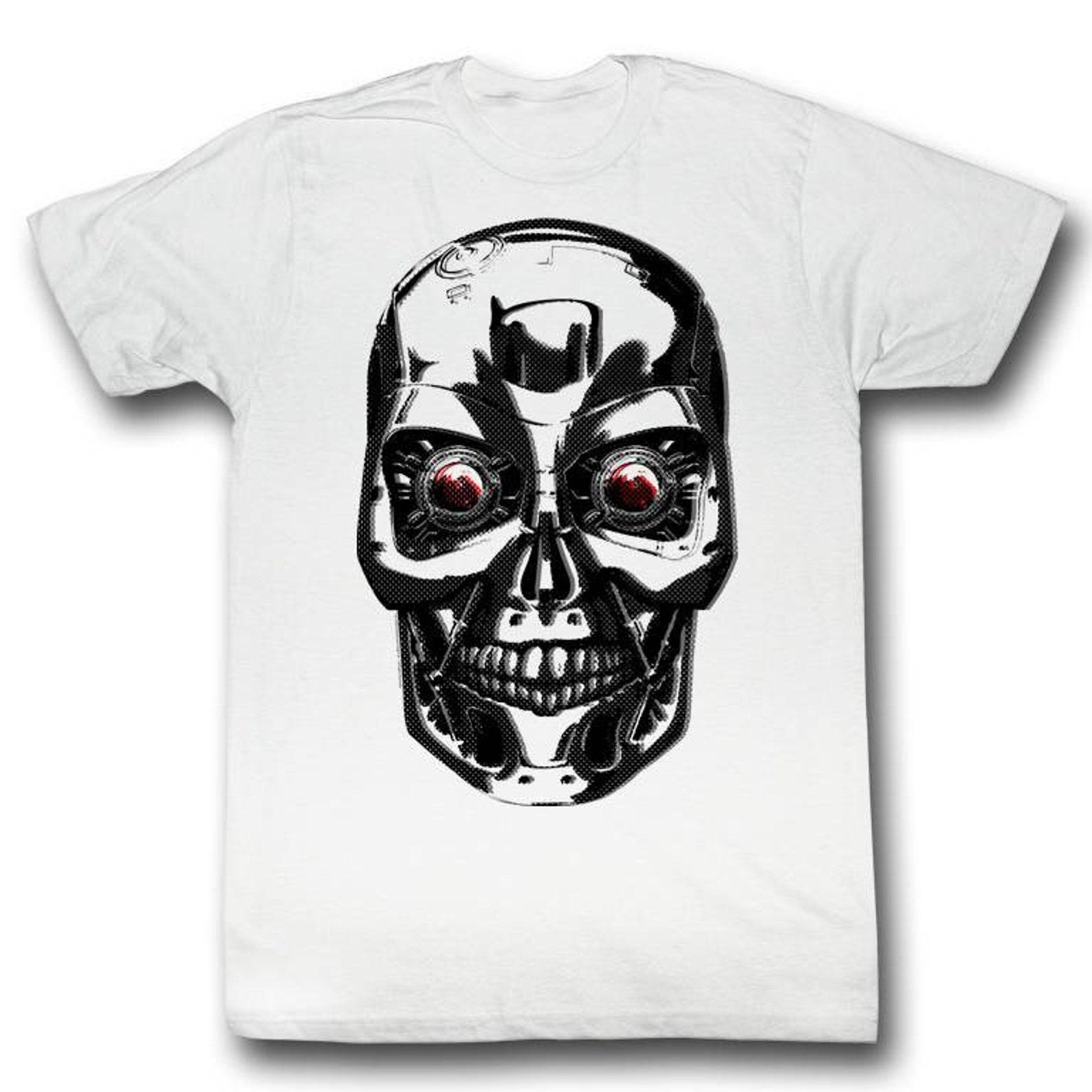 Terminator Stink Face White Adult T-Shirt 3XL