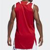 Adidas Mens Running Series Moisture-Wicking Fitness Sports Quick-Dry Basketball Vest Men tops Red BQ7767