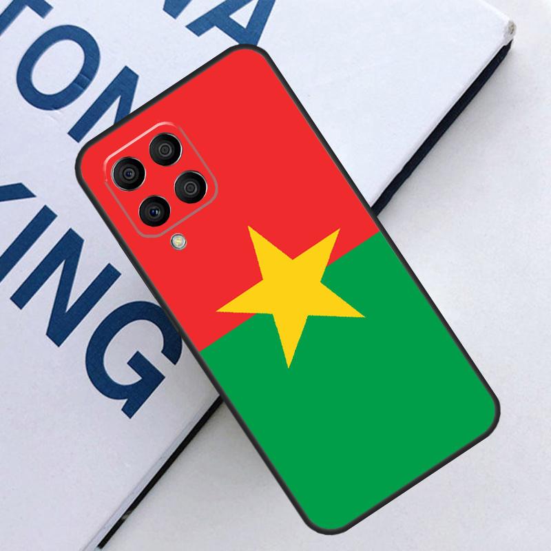 Burkina Faso Flagge Für Samsung Galaxy M35 M55 M14 M34 M54 M11 M21 M31 M13 M33 M53 M15 M12 M32 M52 M06 M16 Hülle