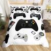 Game Printed Soft Duvet Cover Set Gamepad Video Game Controler Beding Set for Children Kids Tens Young Boys Bedrom Comfortable Quilt Cover featuring