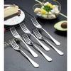Abendgabeln 6 Stück, Edelstahl 20cm Gabeln Besteck, Tafelgabeln Set von 6