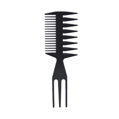 10ks vlasový stylingový černý hřebenový set Professional Salon Anti-Static Barbers Combs