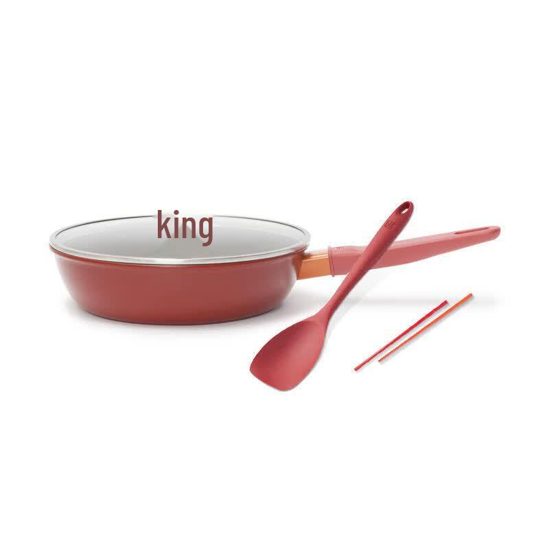 ZWILLING Now Series Pomegranate Red Non-stick Wok & Frying Pan Set