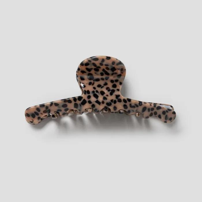 [8 Seconds] Leopard Print Hair Clip Brown (356796AM4D)