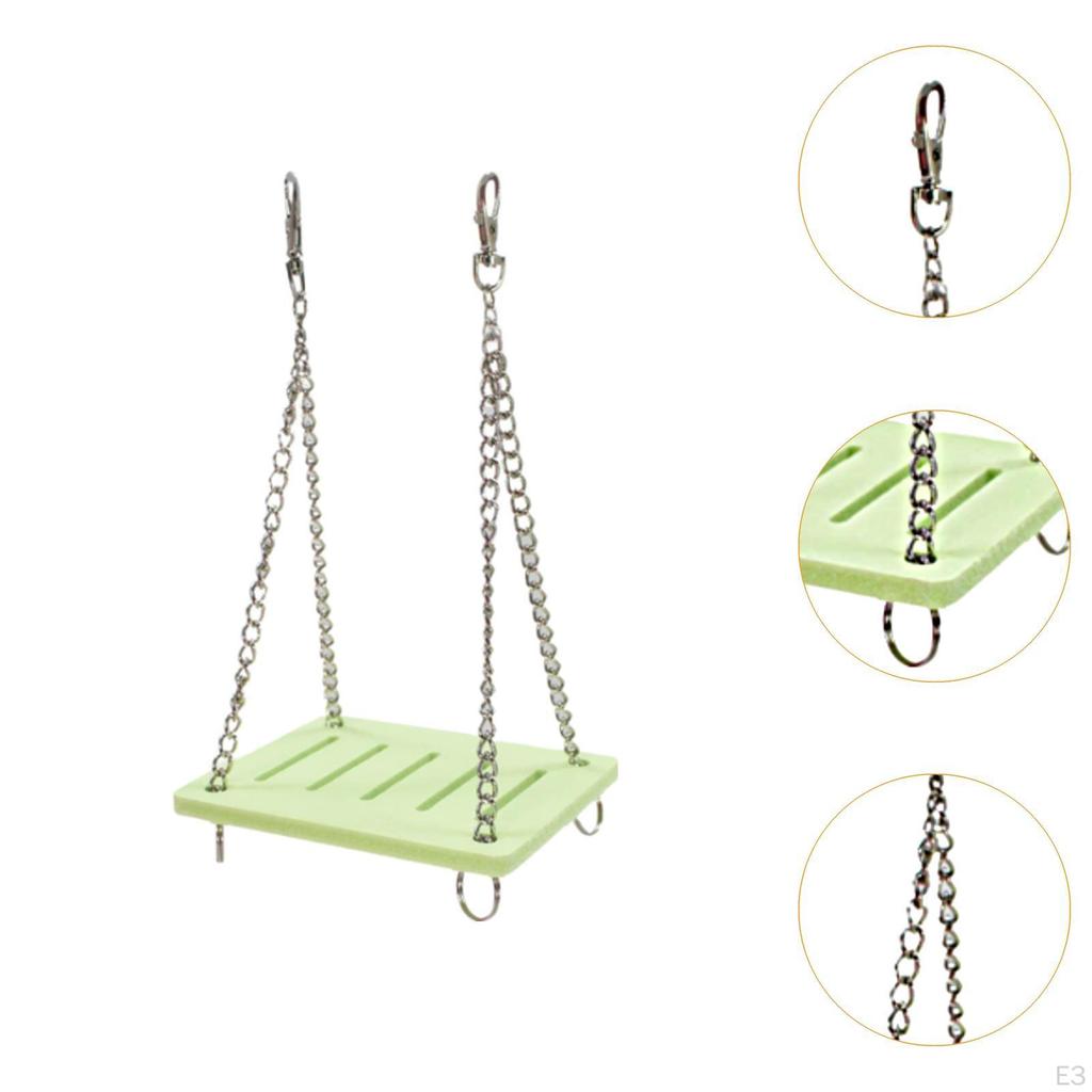 Hamster Schaukel Hängeständer Deko Käfig Stabil Haustierbett Hängematte Bewegung