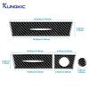 Real Soft Carbon Fiber For Mercedes Benz SLK R171 2004 2005 2006 2007 2008 2009 2010 Car AC Storage Bottom Panel Trim Sticker