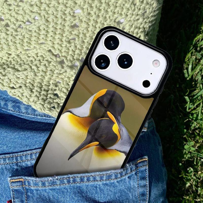Zoo Animals 1 Penguins Phone Case For iPhone 17 AIR 16 Pro Max 15 14 Pro 11 12 13 Shockproof Silicone Cover