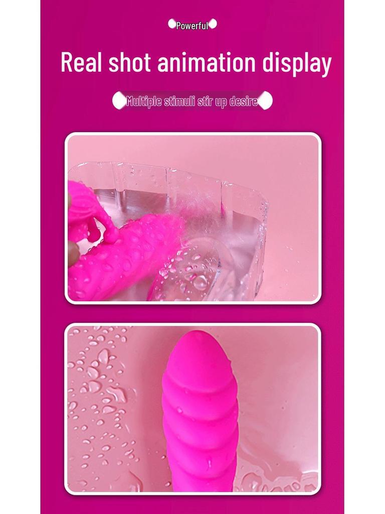YEQU Night Fun Silicone Vibrating Massager - Realistic Female Pleasure Stick