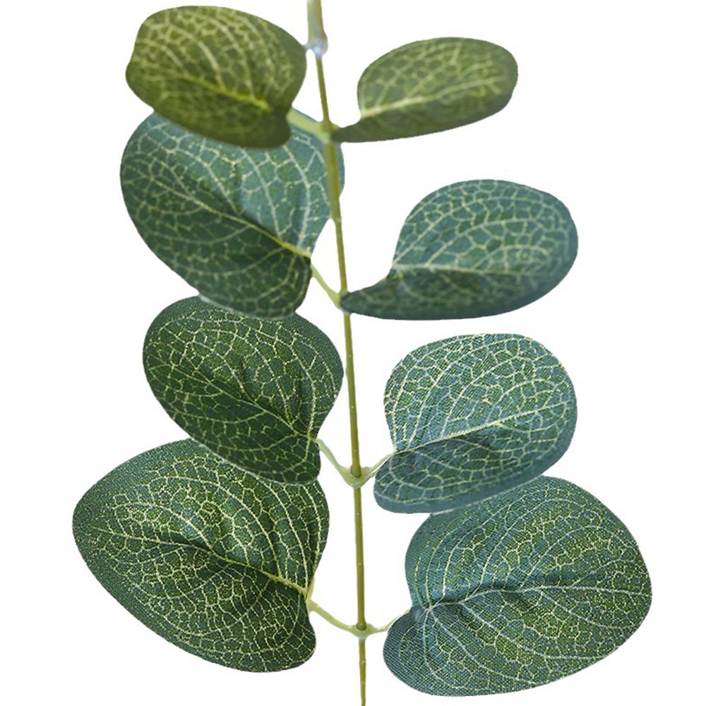 20PCS Fake Plants Silk Eucalyptus Leaf Diy Christmas Decorations Vase for Home Garden Wedding Scrapbooking Artificial Flowers