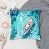 Kofune Ushio Animation Summer Time Rendering Pillow Case Fashion Square Pillowcase Bedroom Sofa Room Ins Decoration Leisure