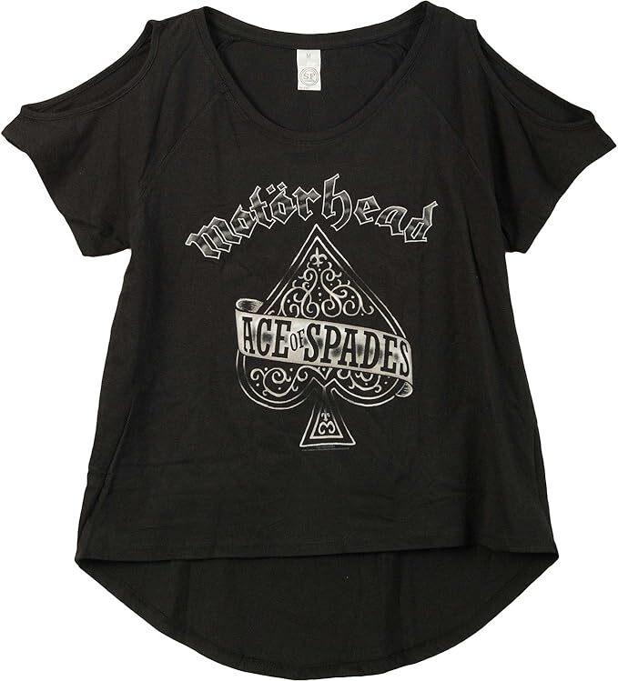 Officially licensed Motorhead Ace Of Spades Ladies Black T Shirt Motorhead Tee S