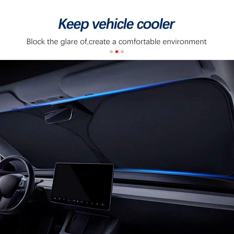 Voor Land Rover Range Rover L405 L322 L460 P400E Voorruit Zonnescherm Zonneklep Beschermer Opvouwbaar Blokkeert UV-stralen