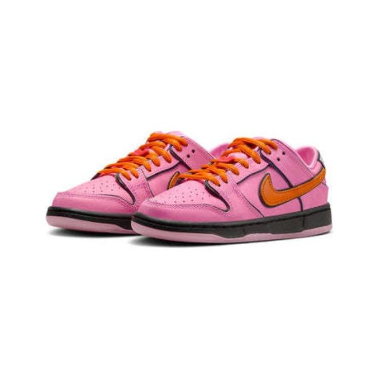 (PS) Nike X The Powerpuff Girls SB Dunk Low Pro QS 'Blossom' Kids' FZ3351-600