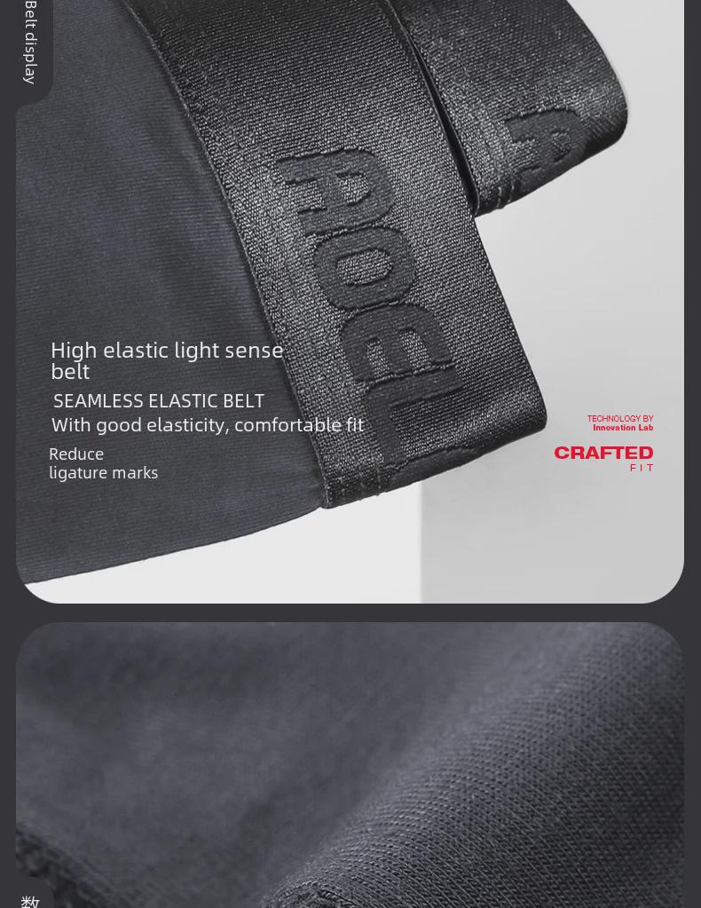 Men's Breathable Foreskin Bullet-Type Separation Boxer Briefs with Scrotum Support