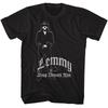 Motorhead Lemmy Sharp Dressed Man Black Adult T-Shirt