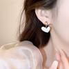 Dripping love pendant earrings Korean simple fashion earrings temperament commuter versatile earrings women