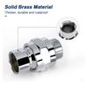 Shower Head Swivel Ball Adapter Shower Connector Ball Joint Adjustable Solid Brass Shower Arm Extension Component