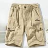 Outdoor Casual Shorts Men's Summer Cotton Tooling Five-point Pants Plus Size Sports Loose Pants