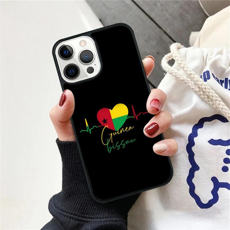 Guinea Bissau Flag Phone Case Cover For iPhone 17 Air 15 16 11 13 14 Pro Max 12 Plus Max Fundas