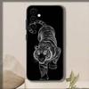 Luxury Tiger Dragon Embossed   Phone Case For Samsung Galaxy A73,A72,A71,A70,A53,A52,A51,Others Soft Black Cover