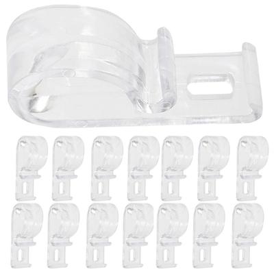 20 Pcs Curtain Hooks Clear Clips Roller Blinds Shade Hooks Chain Connectors Blind Cord Holders Window Coverings Home Decor