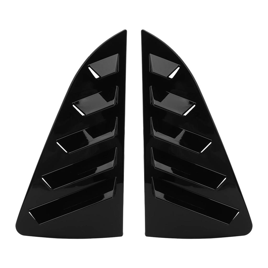 1Pair Side Window Louver Cover Protective Stylish Rugged Window Triangular Shutters Trim For Mk5 6R