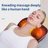 Electric Cervical Orthopedic Pillow Shiatsu Head Cervical Ttraction Body Back Waist Massager Car With Heating Vibrating Massage