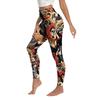 Halloween Women's Leggings Day of the Dead Skull Head Digital Printed Pants Sports Yoga Leggings Women