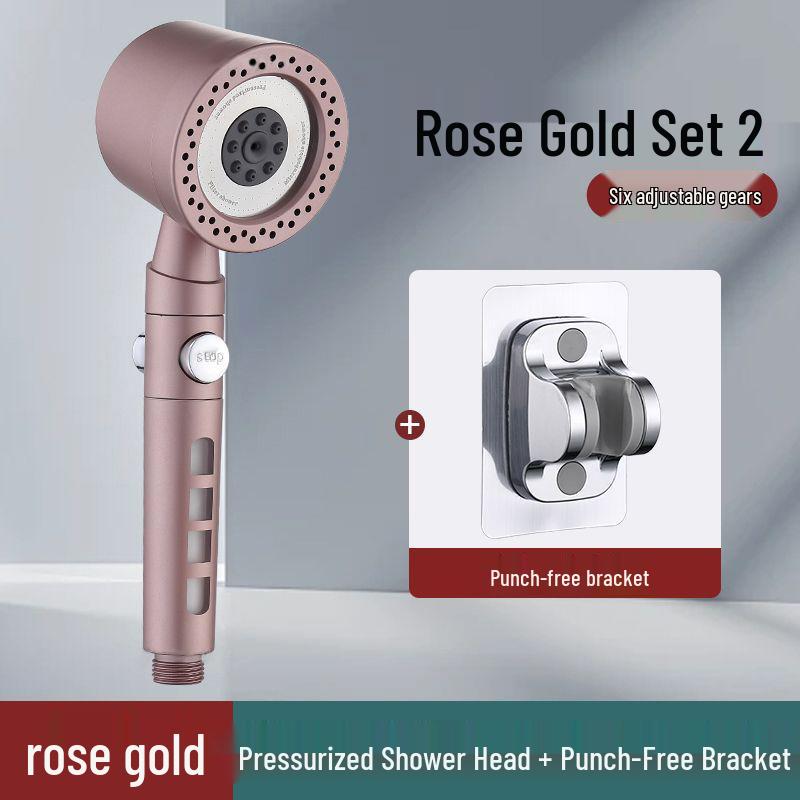Pressurized Rain Shower Head Filter Nozzle for Home Bathrooms