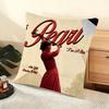 Cushion Cover Silky Short Plush Home Sofa Cushion Cover - Invisible Zipper Home Decoration Pearl Classic Movie