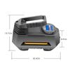Portable Air Compressor Tire Inflator Bright Emergency Flashlight For Travel Boat Car Tire Pump Pressure Gauge (150 Psi 12V DC)
